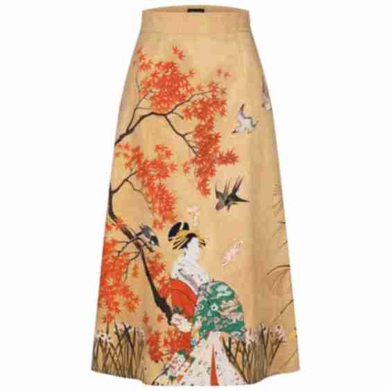 Geisha A-Line Skirt
