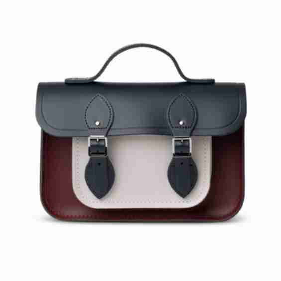 The 11 Inch Batchel Clay Oxblood Navy