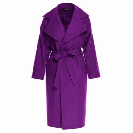 Blaze Wool Coat with Drawstring