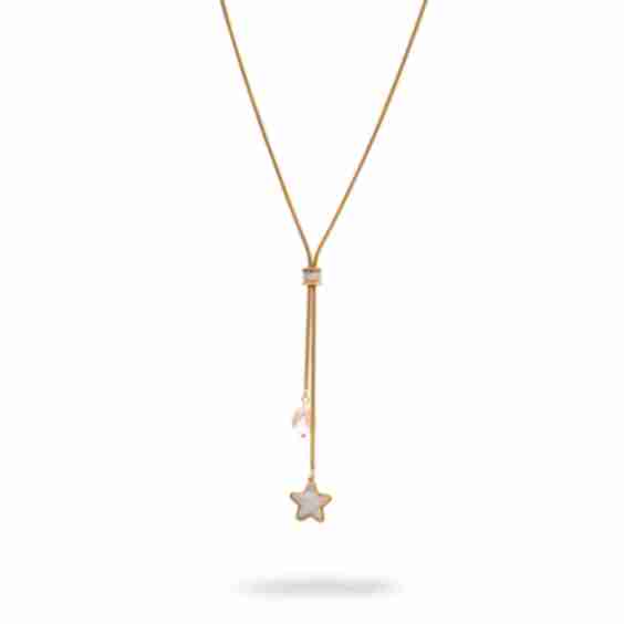 Starlight Glow Lariat Necklace