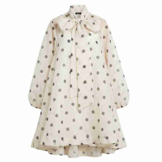 Oversized Billow Dress with Blouson Sleeves