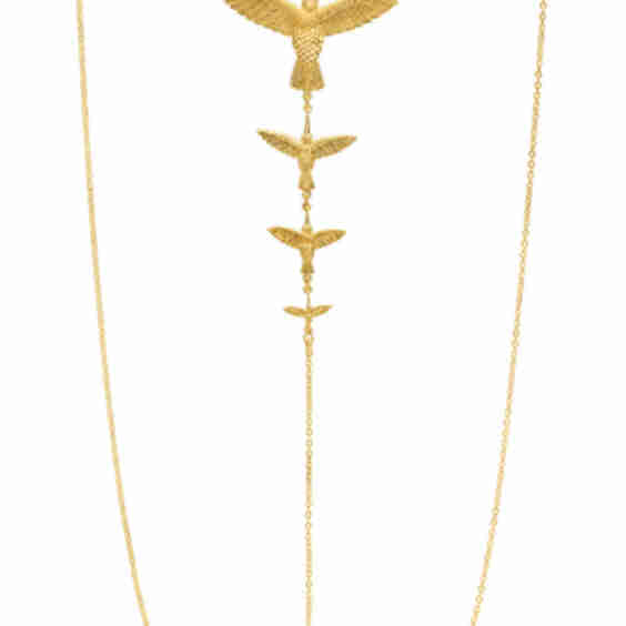 Body Chain Four Hummingbirds