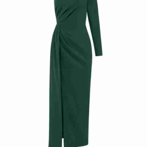 Iconic Glamour Draped Long Dress