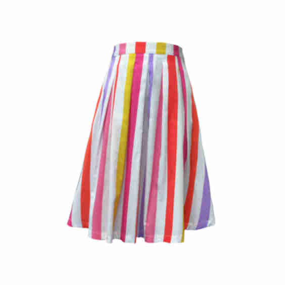 Lilac Mexico Midi Skirt