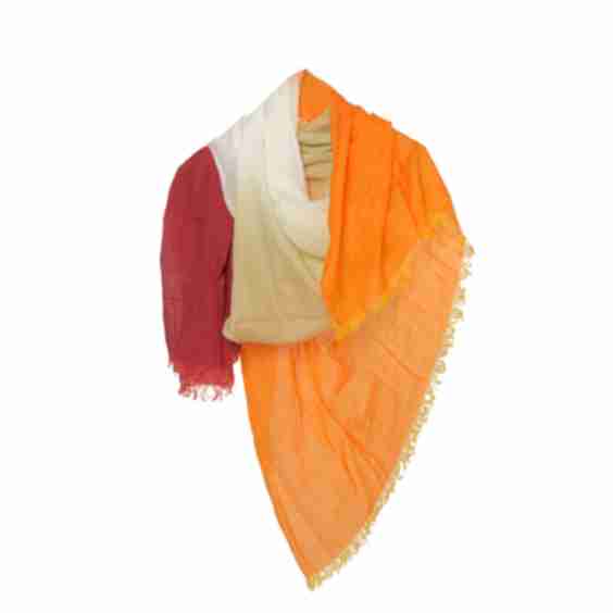 Silk Cotton Pareo Wrap Scarf