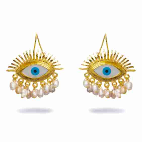 Eyes On You Chunky Evil Eye Earrings