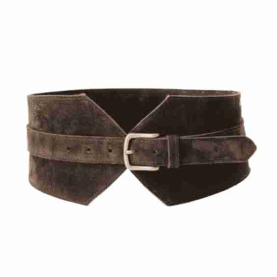 Suede Wide Belt