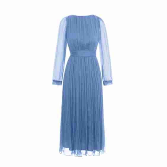 Elegant Silk Midi Dress