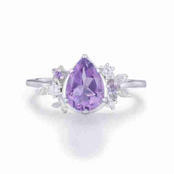 Blooms Amethyst Ring