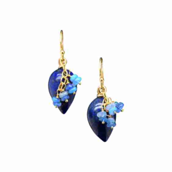Lapis Drops Earrings