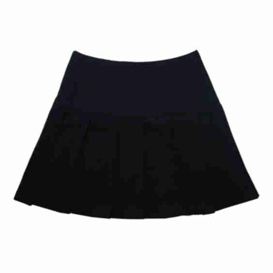 Tolu Pleated Crepe Mini Skirt