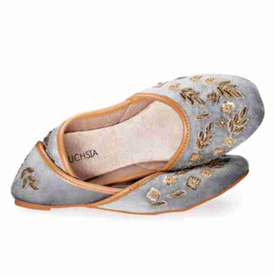 Nawal Handmade Artisan Crafted Embroidered Flats