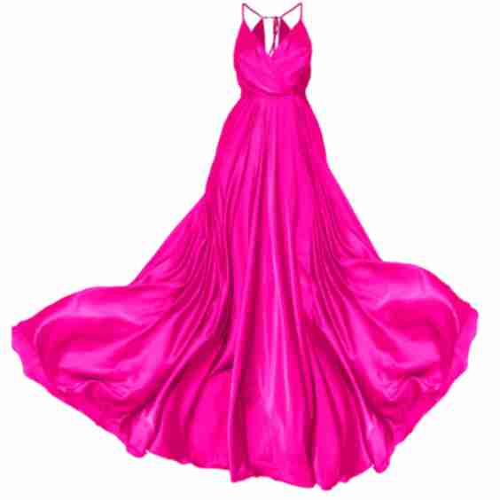 Satin Long Evening Dress