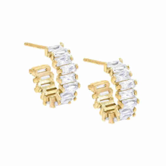 Midi Baguette Hoops