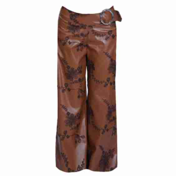 The Embroidered Leather Pants