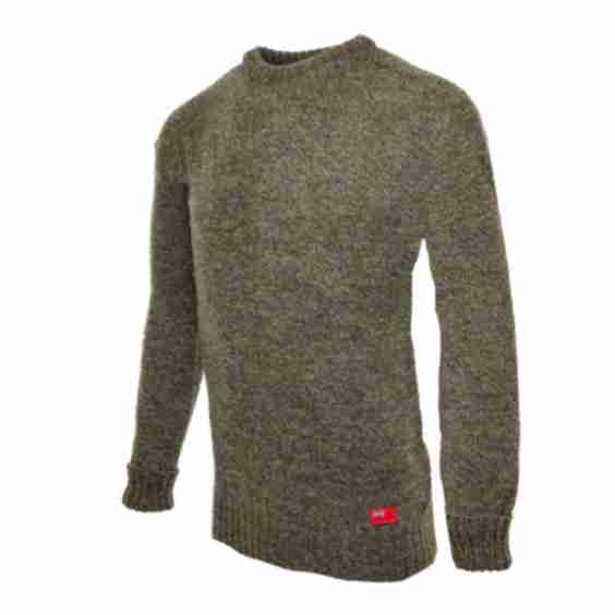 Oiled Wool Pelmo Jumper Derby Tweed