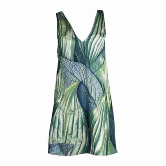 Satin A Silhouette Short Summer Dress