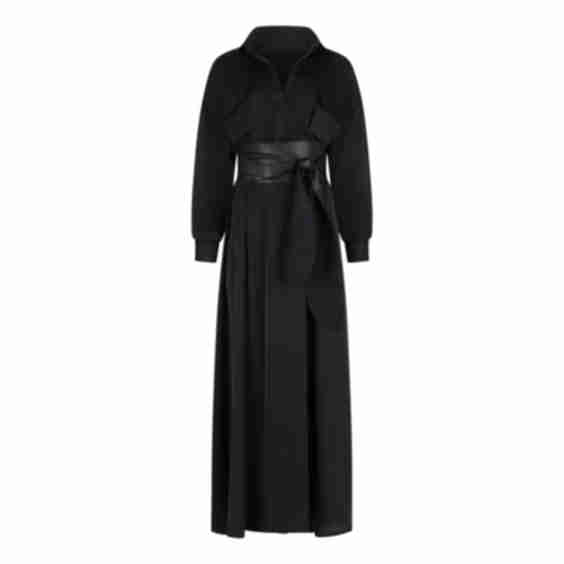 Maxi Shirt Dress with Belt