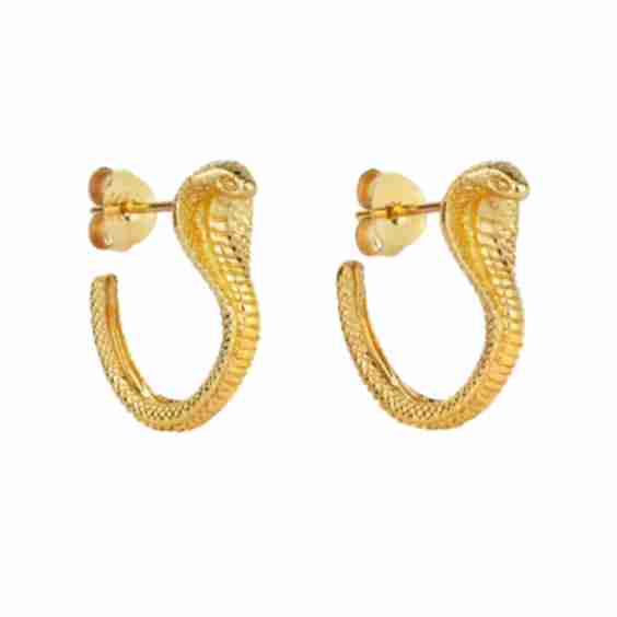 Cobra Hoop Earrings