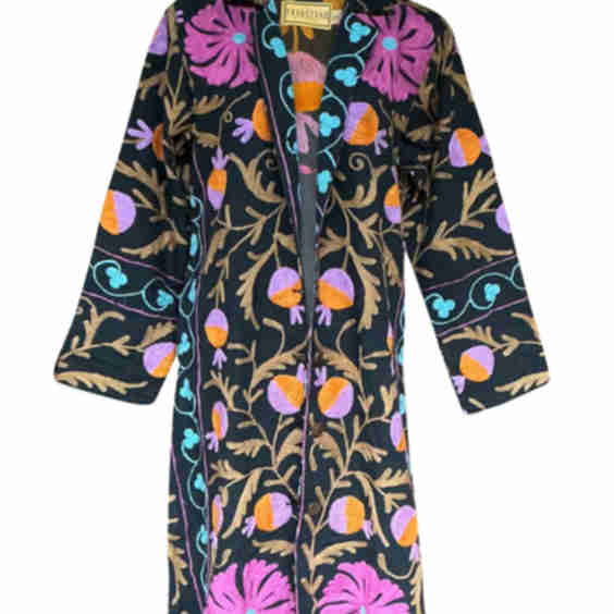 Malika Coat Suzani Embroidery