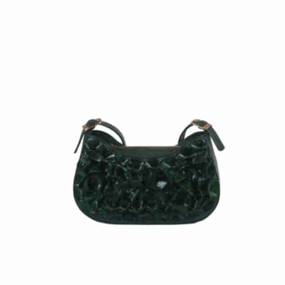 Leather Coral Bag With Strap