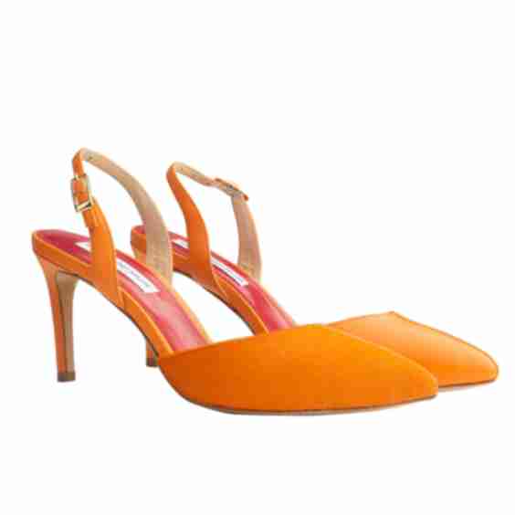 Augusta Duo-Texture Slingback Heels