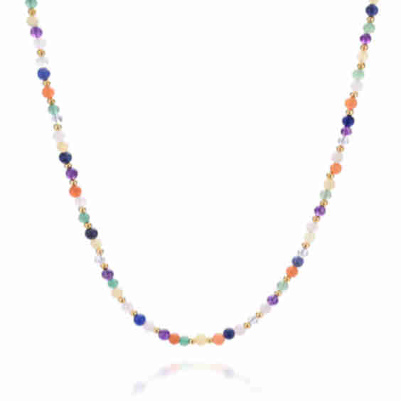 Jewel Bead Chakra Necklace