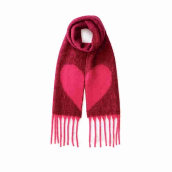 Heart Super Fluffy Scarf