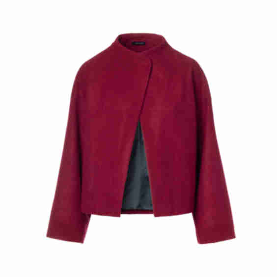Wool Jacket Single-Breasted Short Blazer