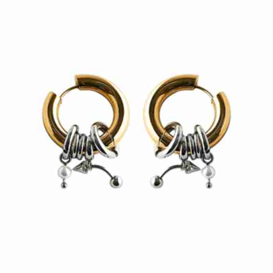 Voltage Hoop Earrings 