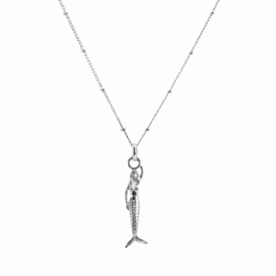 Mini Mermaid Silver Necklace 