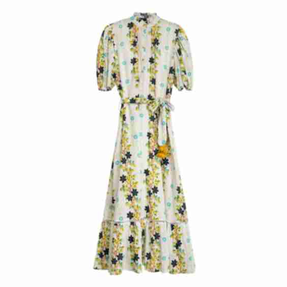 Long Puff Sleeve Dress