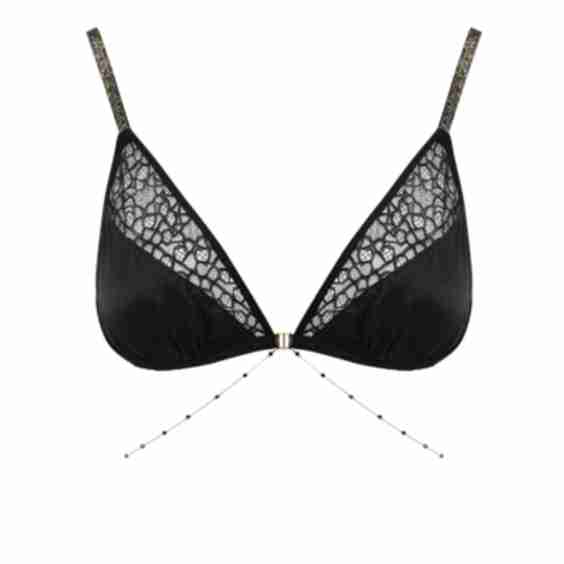 Silk & Lace Jewel Bra - LeïLa