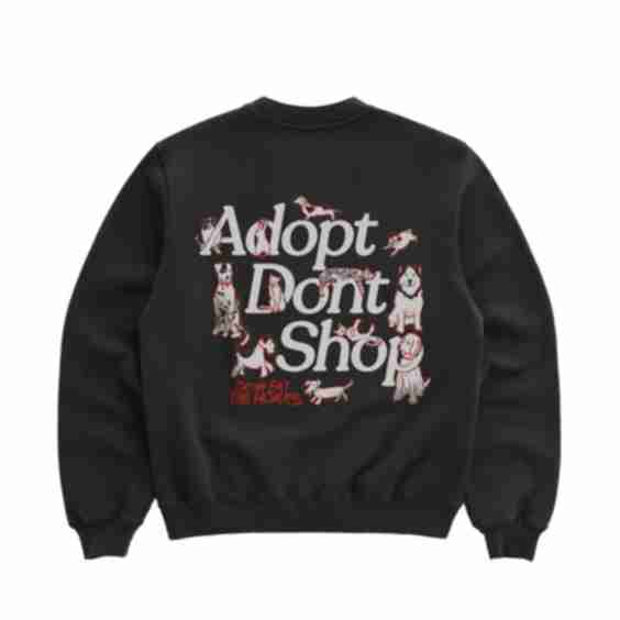 Adopt Dont Shop Crewneck Sweatshirt
