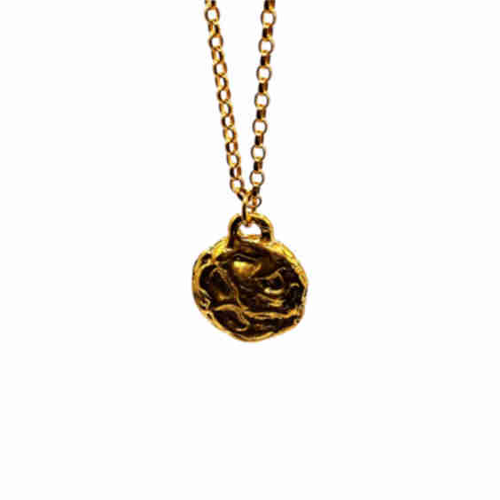 Moon Gold Vermeil Necklace