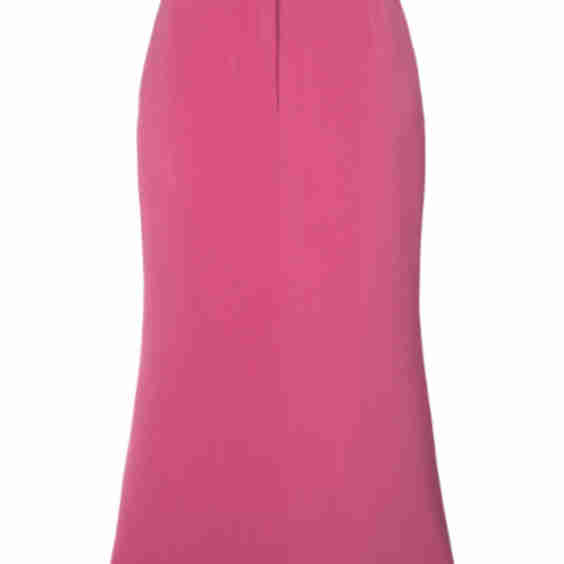 High Waist Trumpet Midi Skirt 
