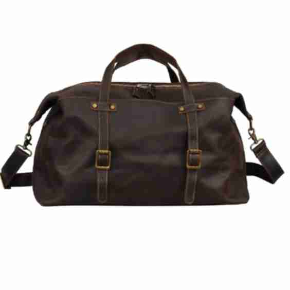Large Leather Weekender