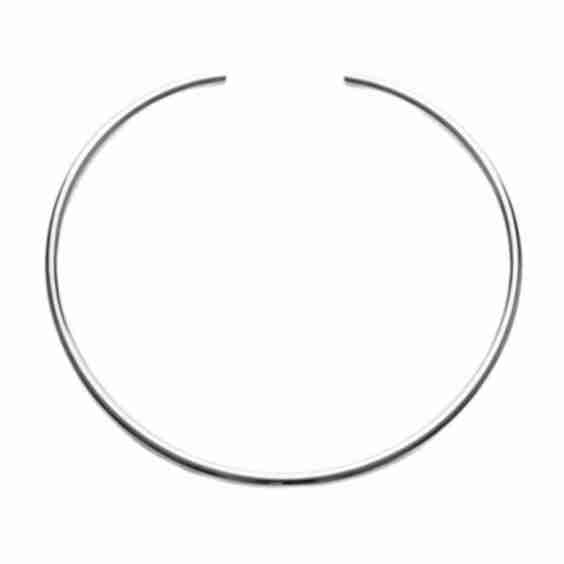 Silver Choker Necklace