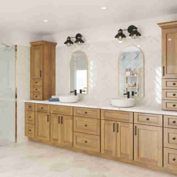 Florence Honey Shaker Kitchen Cabinets