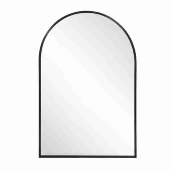 Maeve 24" W x 36" H Transitional Arched Framed Bathroom Wall Mirror