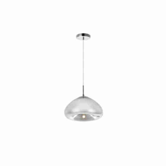 Reflection Single Light 11" Wide Pendant with a Glass Shade