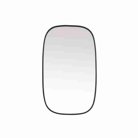 Brynn 24" W x 40" H Modern Oval Bathroom Wall Mirror