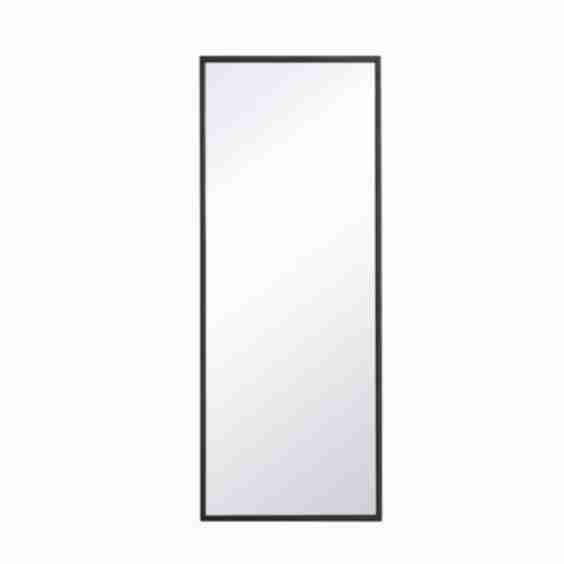  Monet 14  W x 36  H Contemporary Rectangular Metal Framed Bathroom Wall Mirror