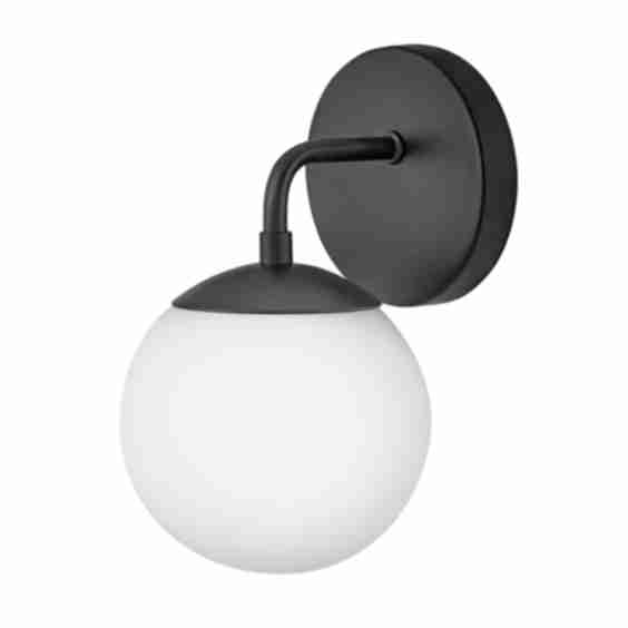 Lark 85000 Bk Julep 1 Light 6 Wide Bathroom Sconce