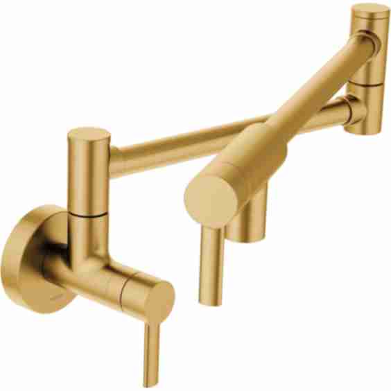 GPM Wall Mounted Double Handle Pot Filler