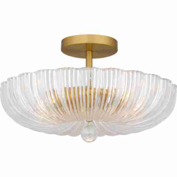 Belmond 3 Light 16" Wide Semi-Flush Bowl Ceiling Fixture