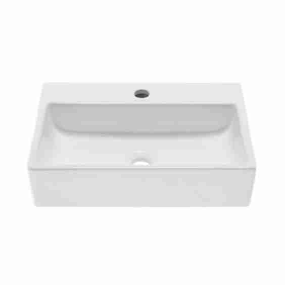 Rectangular Ceramic Vessel Bathroom Sink