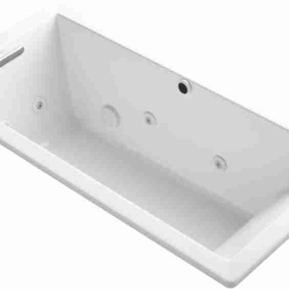 Underscore 66" Drop In, Undermount Acrylic Experience Tub
