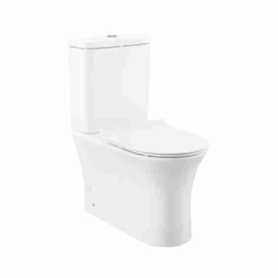 Sm 2 T 120 Calice 1 28 Gpf Dual Flush Two Piece Elongated Toilet With Top Hand Lever Seat Included
