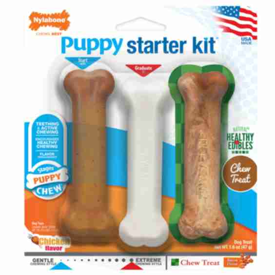 Puppy Starter Kit Chew Dog Toys 3 Pack